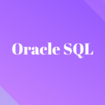 Oracle SQL