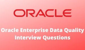 Oracle Enterprise Data Quality