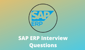 SAP ERP Interview Questions