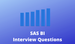 SAS BI Interview Questions