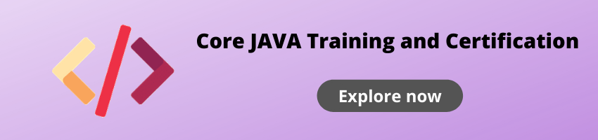 Core JAVA Training