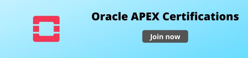 Oracle APEX Course