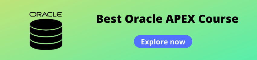 Oracle APEX Course Training