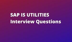SAP IS Utilities