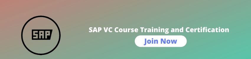 SAP VC Online Training