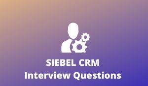 SEIBEL CRM Interview Questions