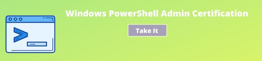 Windows PowerShell Admin Training