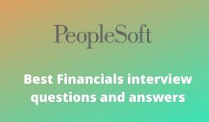Best Financials interview questions and answers