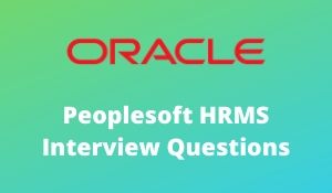 Peoplesoft HRMS