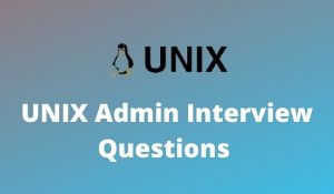 UNIX Admin Interview Questions