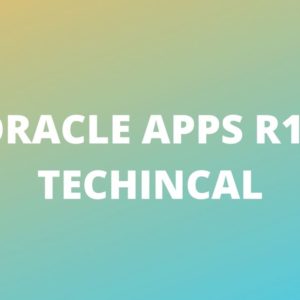 Oracle Apps Technical