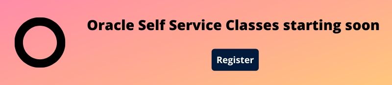 Oracle Self service training