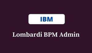 IBM Lombardi BPM Admin