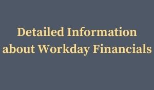 About Workday Financials