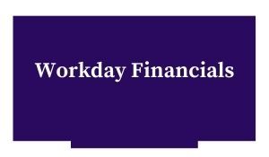 Workday Finance
