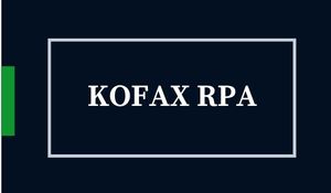 Kofax RPA Training
