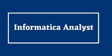 Informatica Analyst Training