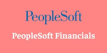 PEOPLESOFT FINANCIALS TRAINING