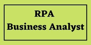 RPA Business Analyst Training